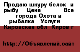 Продаю шкуру белок  и рыбу  › Цена ­ 1 500 - Все города Охота и рыбалка » Услуги   . Кировская обл.,Киров г.